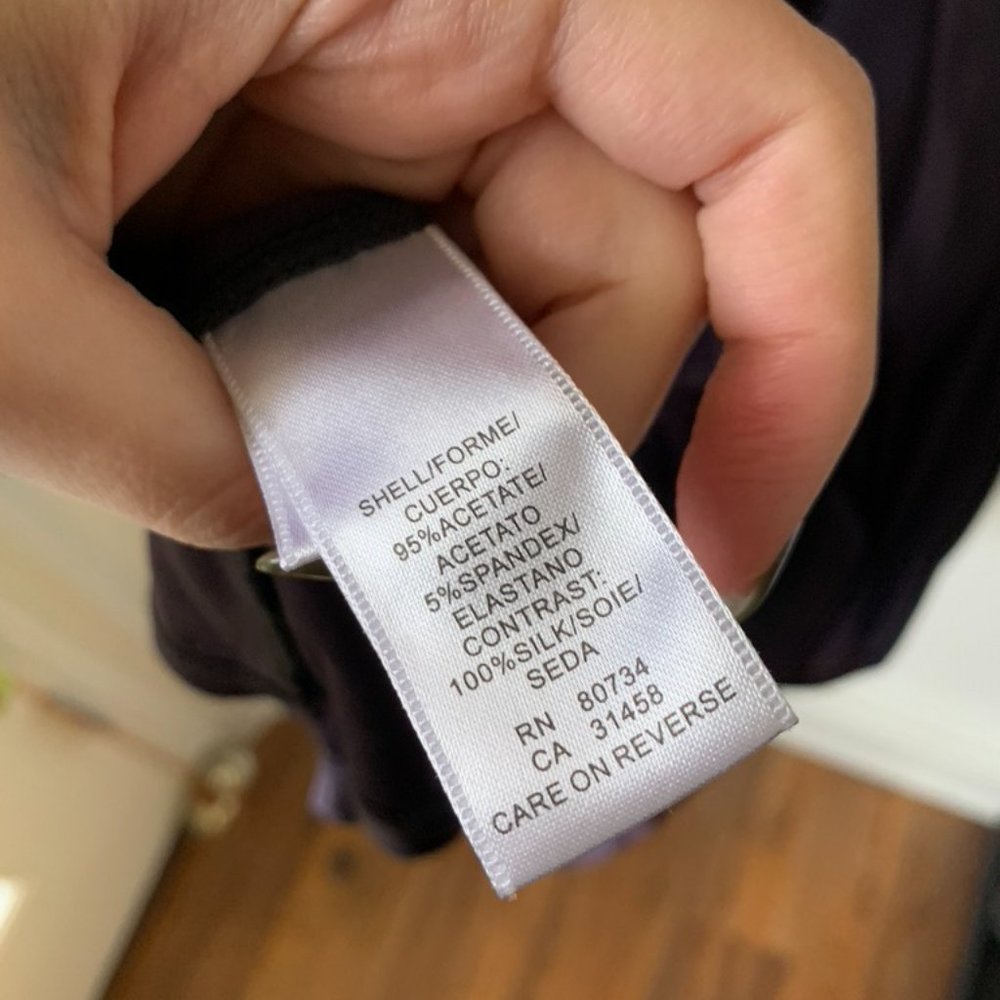 BCBG MAXAZRIA Deep Purple Cocktail Dress - Picture 6 of 6